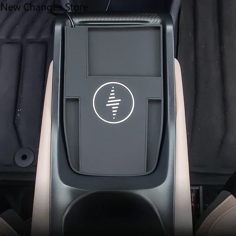 For BYD Seagull 23-25 Wireless Charging Module Low-Up Upgrade of 15W Charger Silicone Pad Modified Accessories Cars