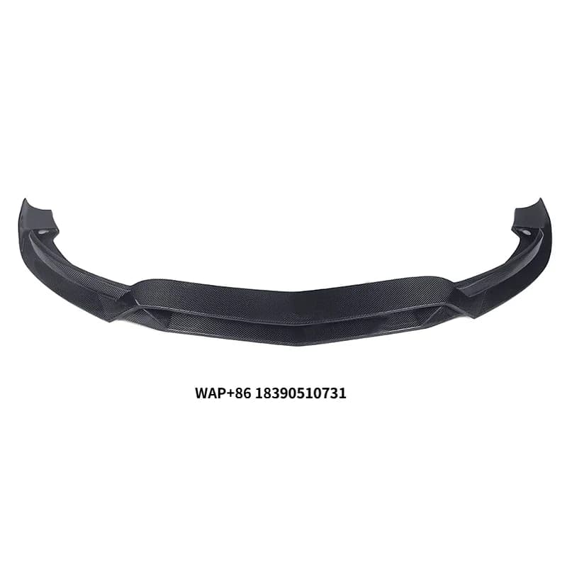 R1 Style Carbon Fiber Front Bumper Lip for W117 CLA CLA45 2013-2016