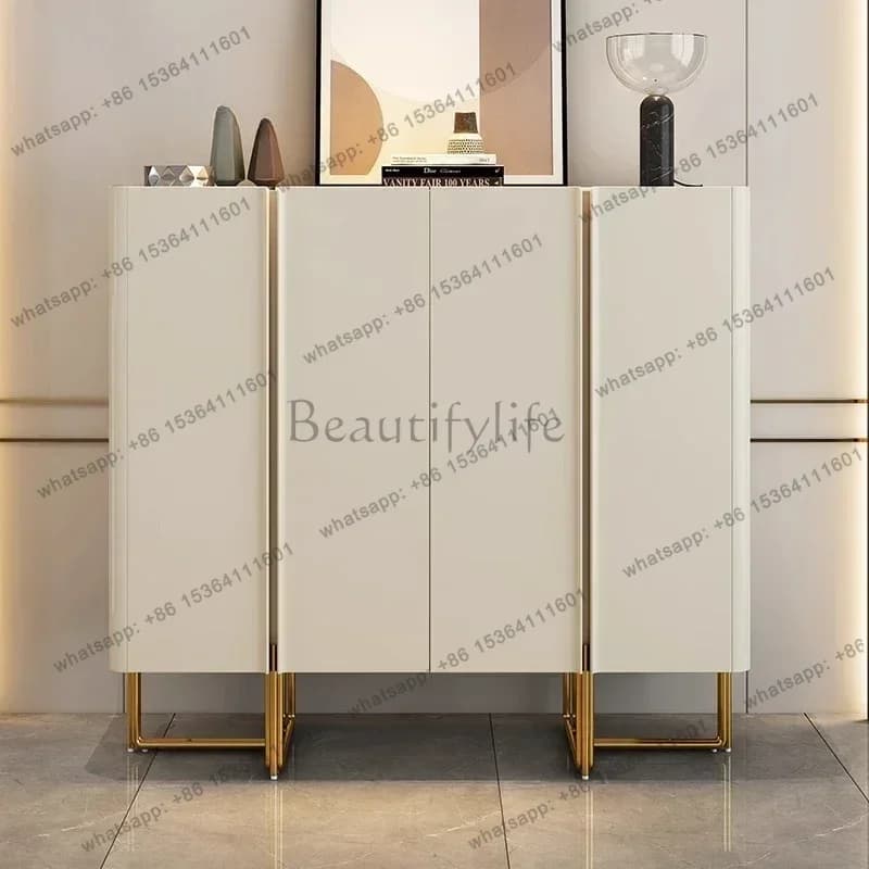 YJ Shoes Organizers Home Furniture Luxury Porch Side Cabinet Rock Slab Shoerack Shoe Rack Shoe Organizer Living Room Cabinets