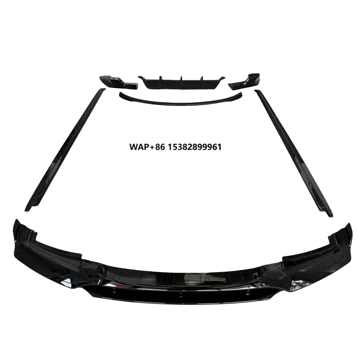 Car Bumpers Gloss Black Sport Black Samurai Front Lip Rear Diffuser Full Body Aero Kit for X6 F16
