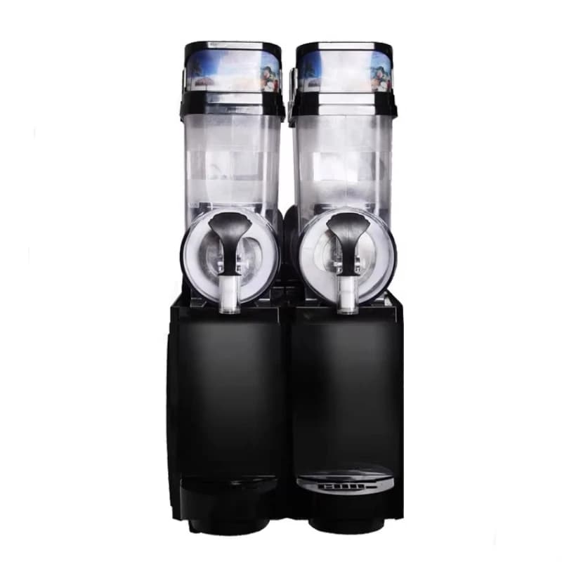 Dual-purpose cold drink rapid cooling large capacity, one-click cleaning of the material tank snowmaking machine