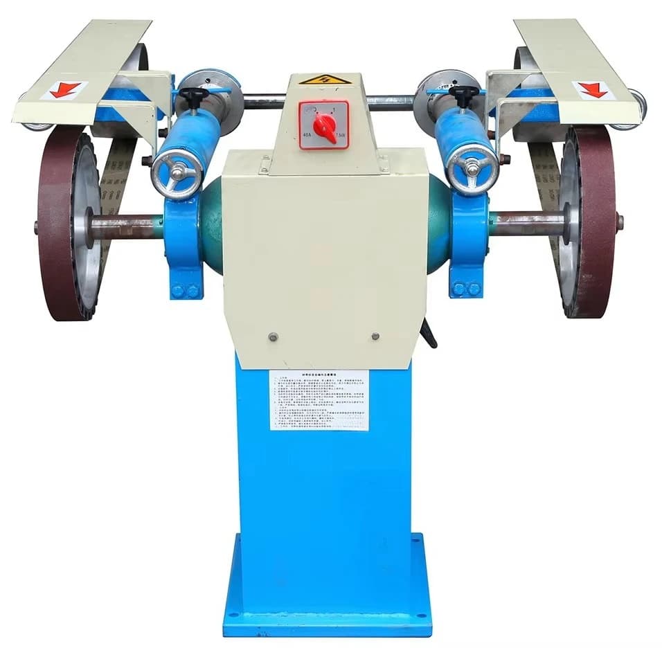 Vertical-Belt-Sander-Polisher 2100B Double Station Grinding Machine Belt  Polishing   Double Station  Multifunction
