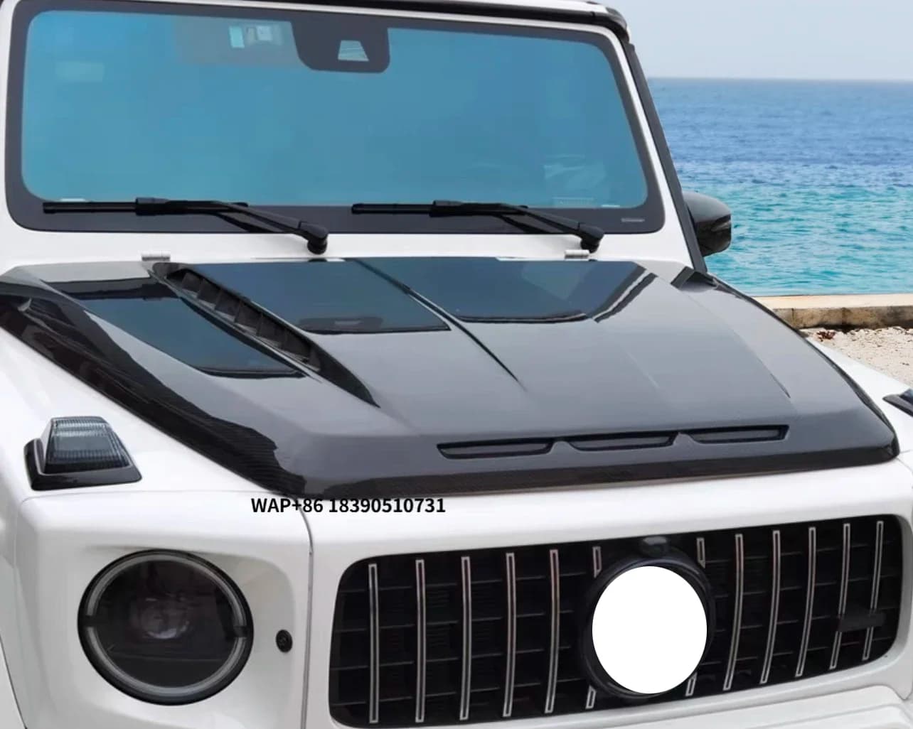 Carbon Fiber Hood Bonnet Suitable for G CLASS W463 G63 G350 G55 G500 Dry/Wet Style
