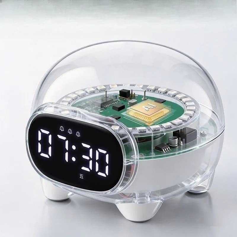 Alarm clock for students to wake up artifact voice intelligent children little boys and girls mute electronic clock