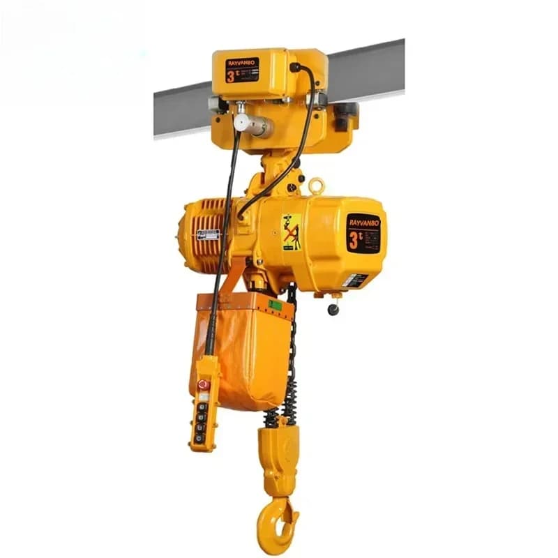 Wide Application Hook Type Trolley Type HHBB Electric Chian Hoist 0.5 1 2 3 5 7.5 10 Ton