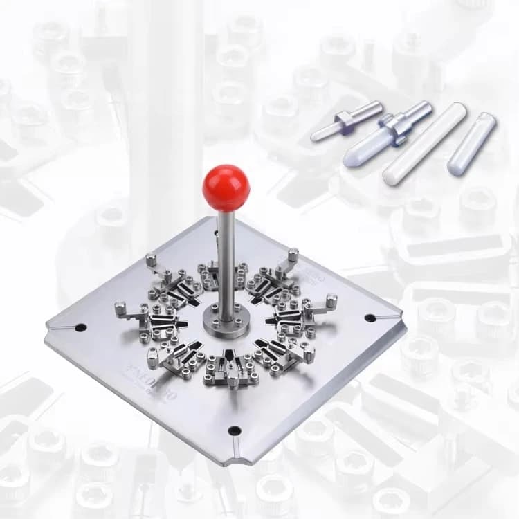 MDCA-32-SQ Polishing Machine Holder Patch Cord Optical Cable Holder Fiber Optic Polishing Fixture