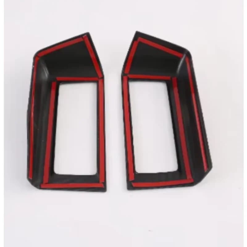 LHD RHD For Toyota Hiace Granvia Commuter 2019-2023 Carbon Car Center Air Condition Vent Outlet Cover Trim Interior Accessories