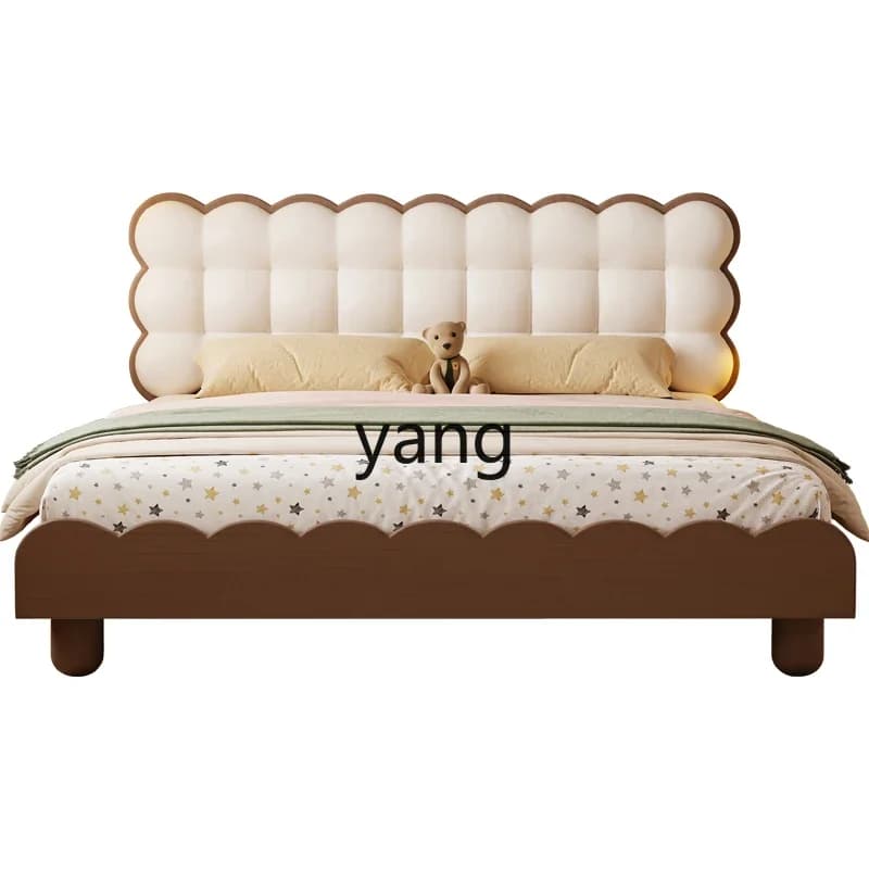 LTT Solid Wood Princess Bed Simple Modern Children's Room Biscuit Bed