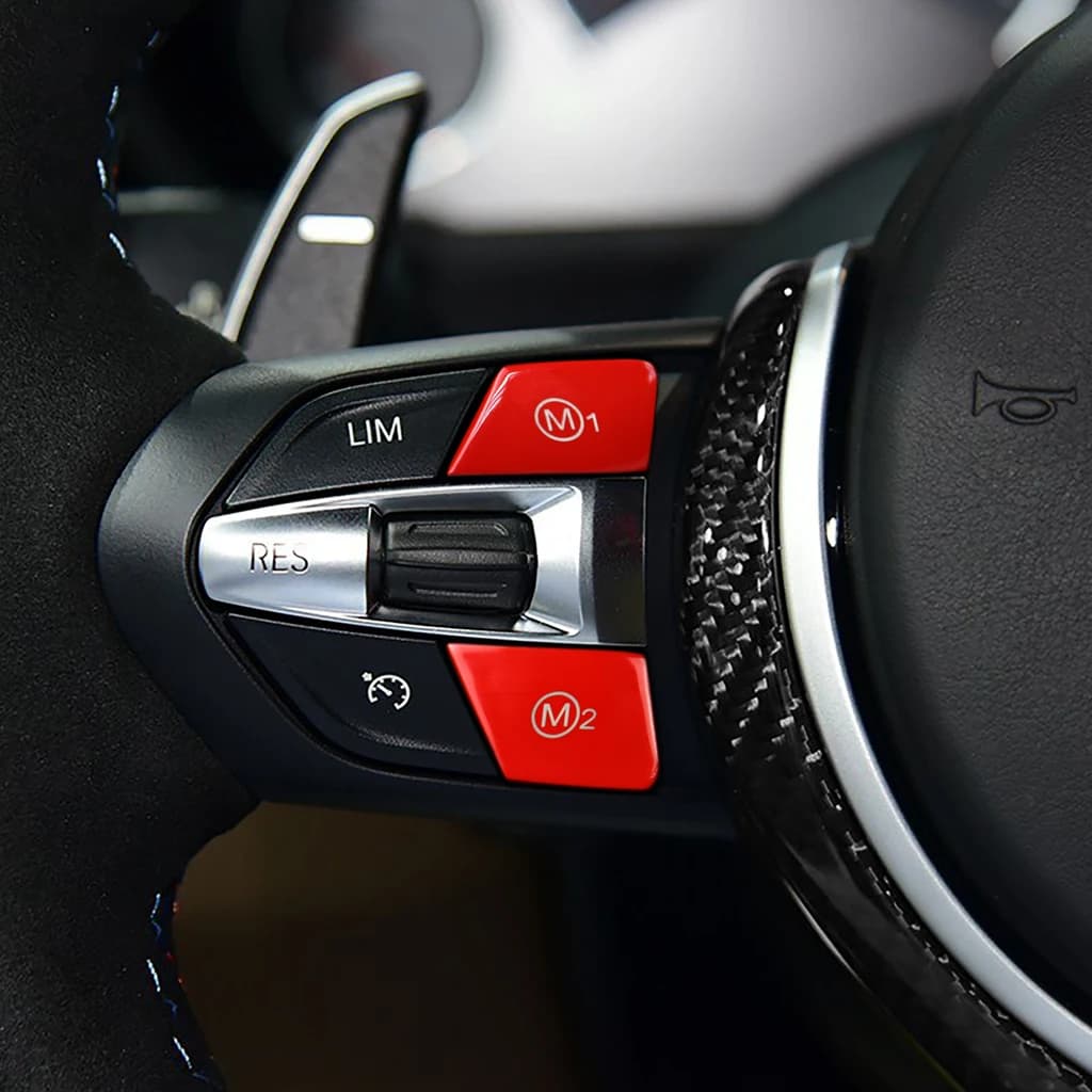 For BMW 1 2 3 4 5 6 Series M3 M4 M5 M6 X5M X6M F80 F82 F83F10 F06 F15 F16 Sport Car Steering Wheel M1 M2 Replace Switch Button