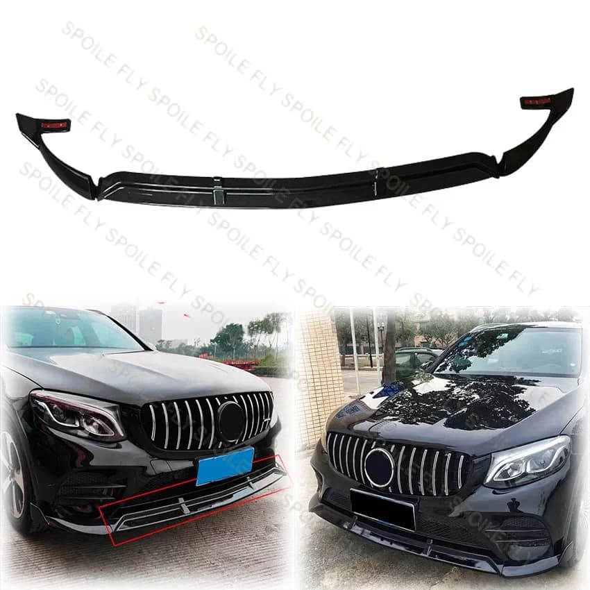 2016 To 2020 For Mercedes Benz GLC X253 W253 C253 COUPE GLC200 GLC260 GLC300 Front Bumper Splitter Lip Spoiler Diffuser Guard