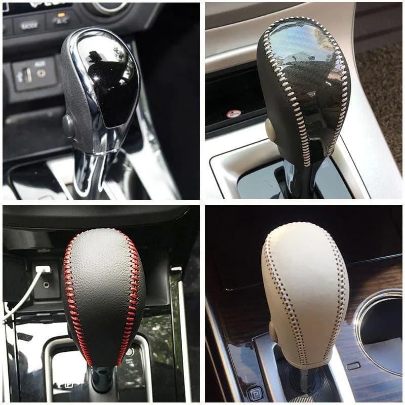 Gear Shift Knob Cover Gear Gaiter Handbrake Sleeve Shift Lever Boot For Nissan New Sylphy