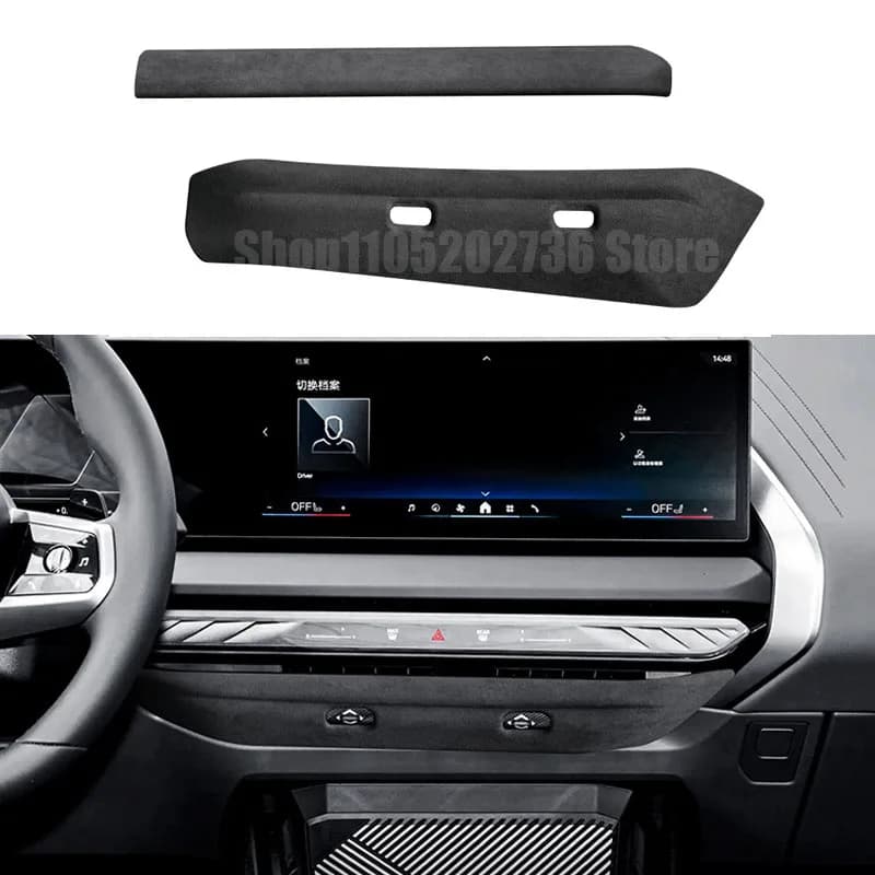 Fit for BMW X3 G45 2025 2026 TOP SUEDE Center Control Air Outlet Cover Trim Panel Sticker Car Accessories