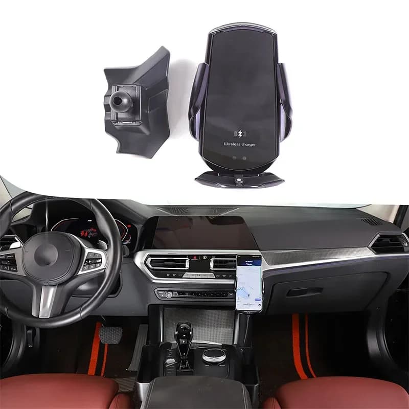 Car Center Dashboard Air Outlet Cell Phone Holder For BMW 3 Series G20 2020-2022 Mobile Bracket Stand Accessories