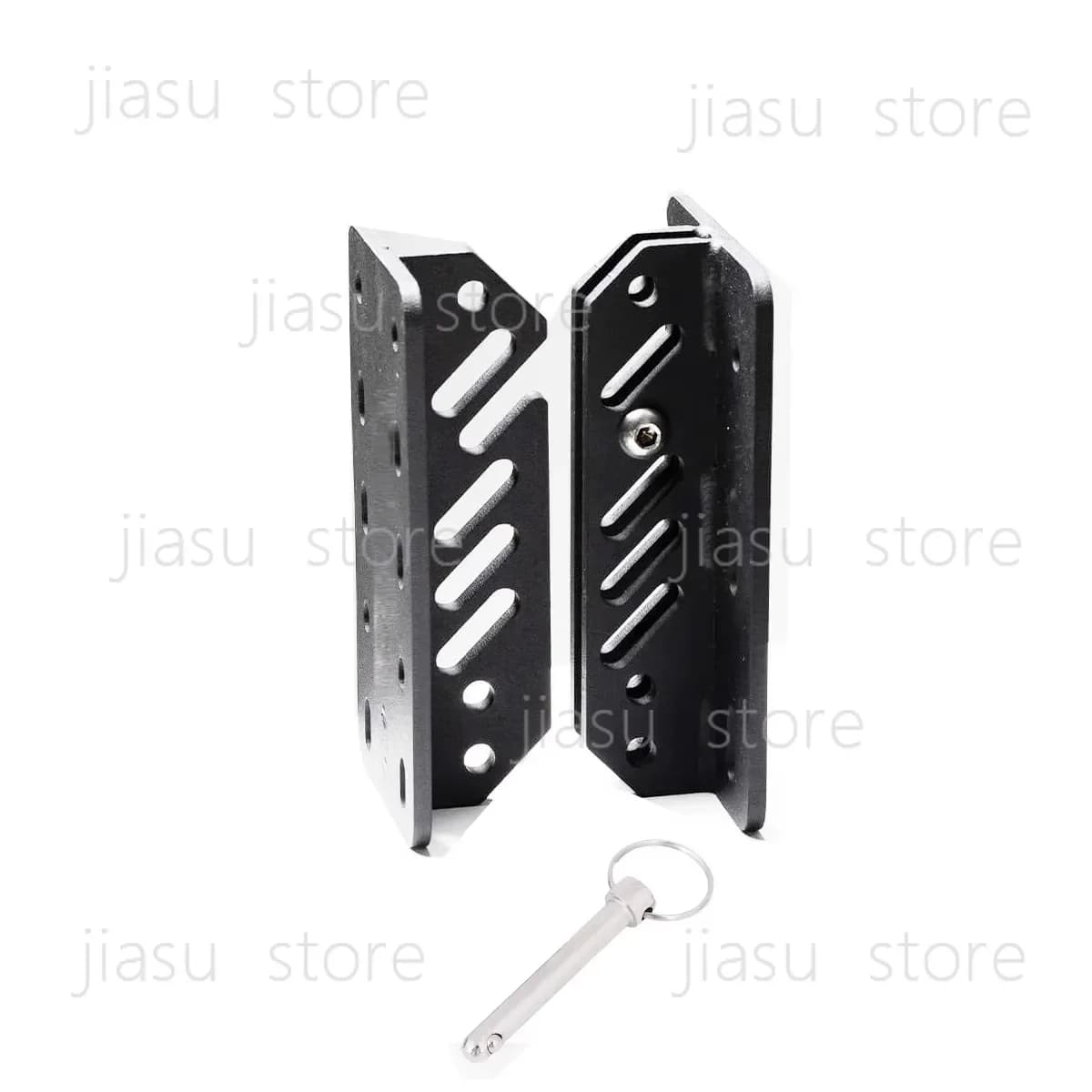 Quick Release Awning Brackets, Heavy Duty Rooftop Tent Connector & Detachable Mounts for Camping Awning