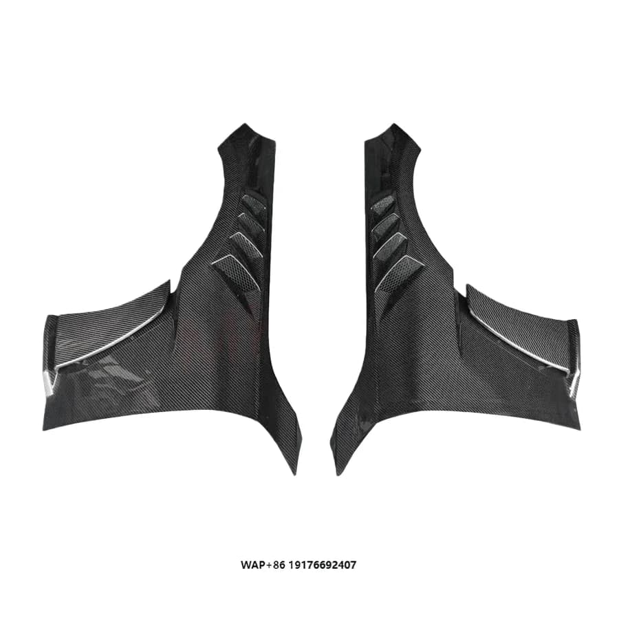 Suitable for 2021 forBMW 2 Series M2 G87 Fender Dry Carbon Fiber Perforated Fender Exterior Modification Parts