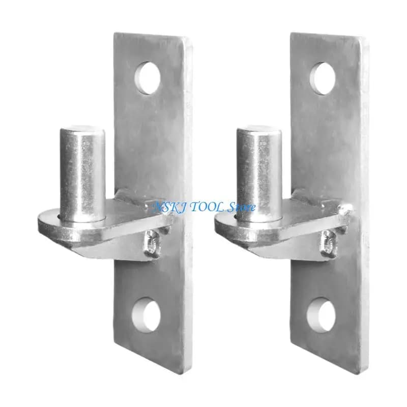 L8RC Set of 2 Wall Mount Gate Hinges Construction for Outdoor Fence Door Portable Sturdy Design with 5/8Inch Hinges Pin