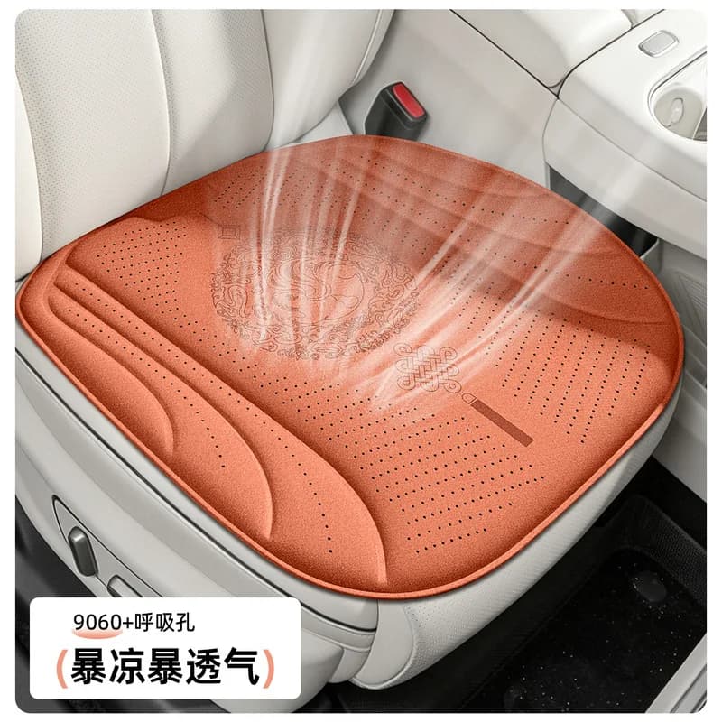Car Seat Cushion Porous Breathable Non-slip Non-shift Car Seat Cushion Rear Seat Cushion Universal Four-season Car Seat Cushion