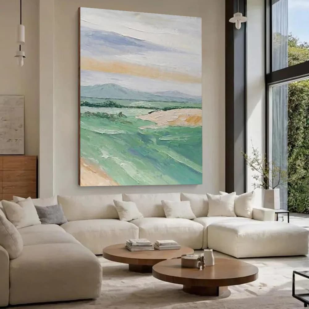 Light Luxury Simple Home Decoration Hand-Painted Oil Painting Modern Abstract Canvas Paintings Wall Picture Living Room Poster
