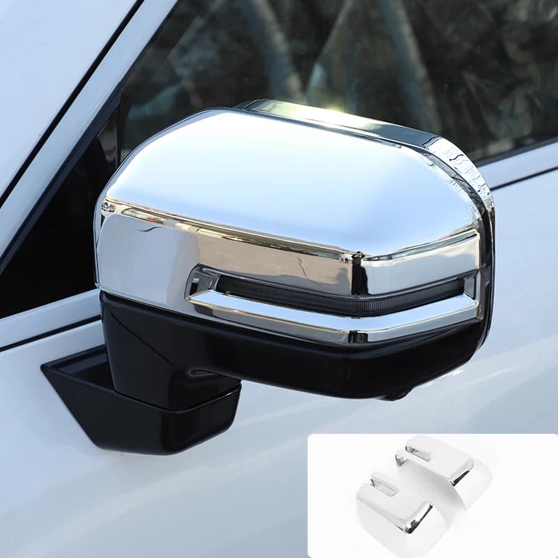 ABS Carbon Fiber Rearview Mirror Cover For Haval Dargo 2021 2022 2023 Rear View Rain Eyebrow Frame Trims Car Styling Accessories