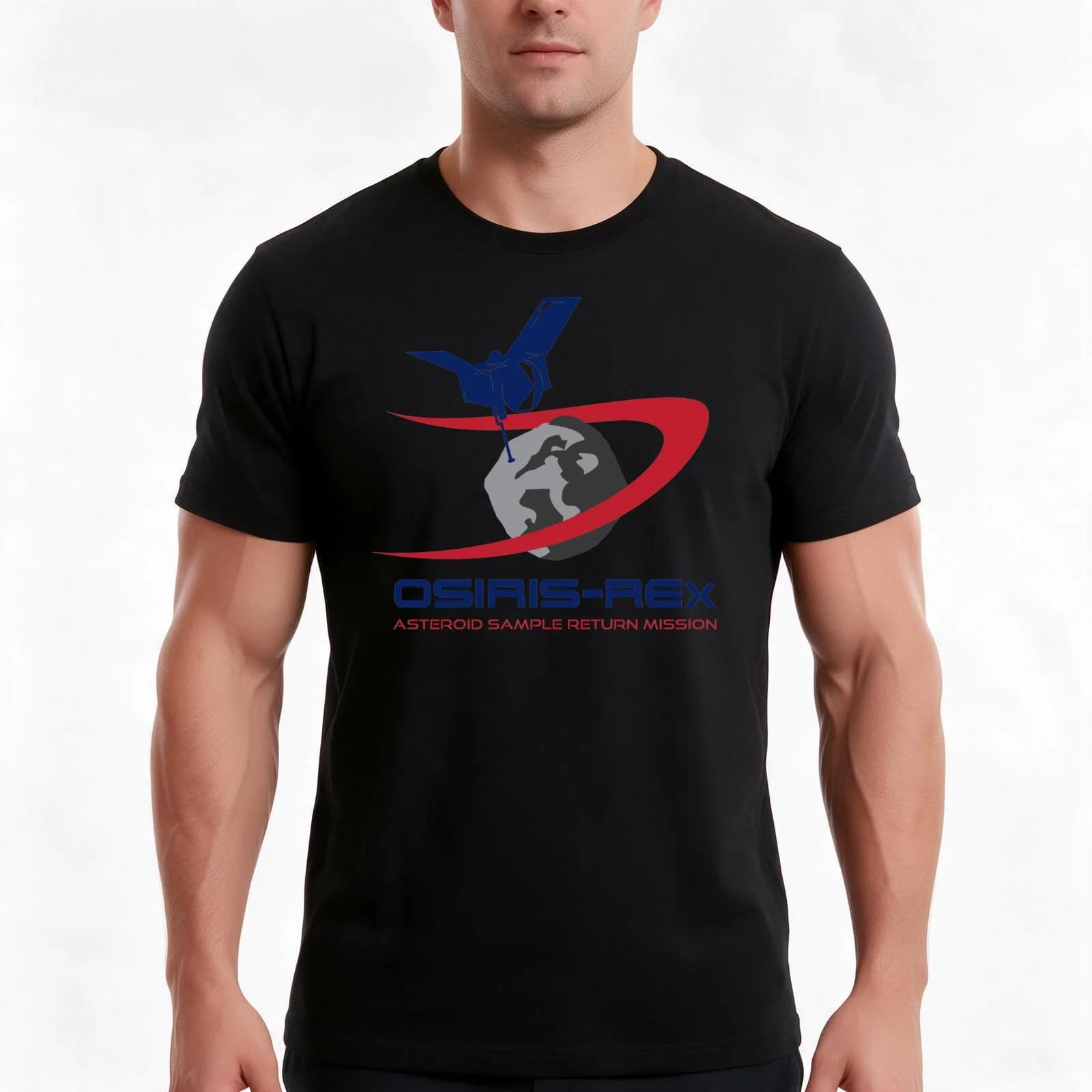 OSIRIS-REx mission Apparel and Gifts T-Shirt, Summer Casual Cotton Tee, Oversized Streetwear Tops, Vintage Graphic Print