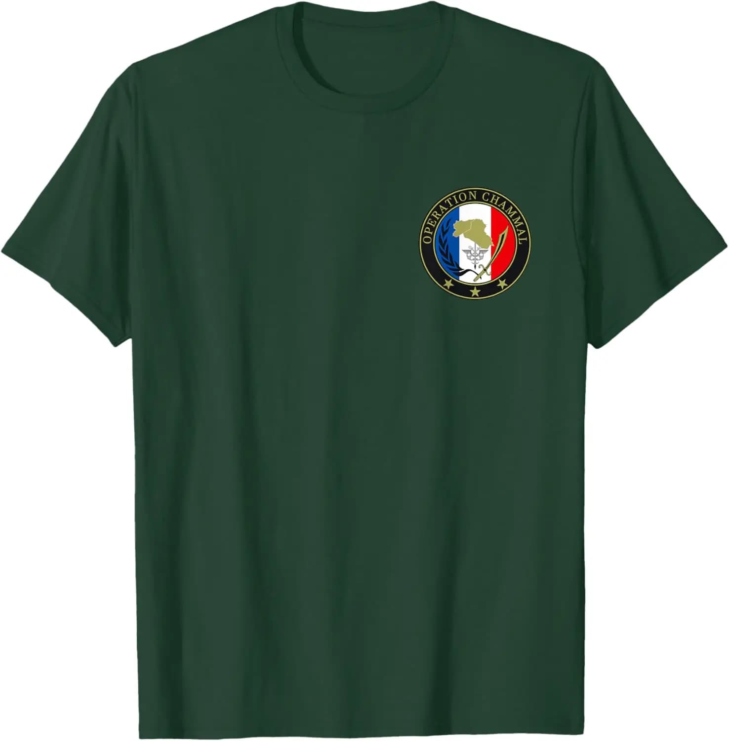 Opération Chammal Militaire French Military Operation T-Shirt Short Sleeve Casual 100% Cotton Men Shirt