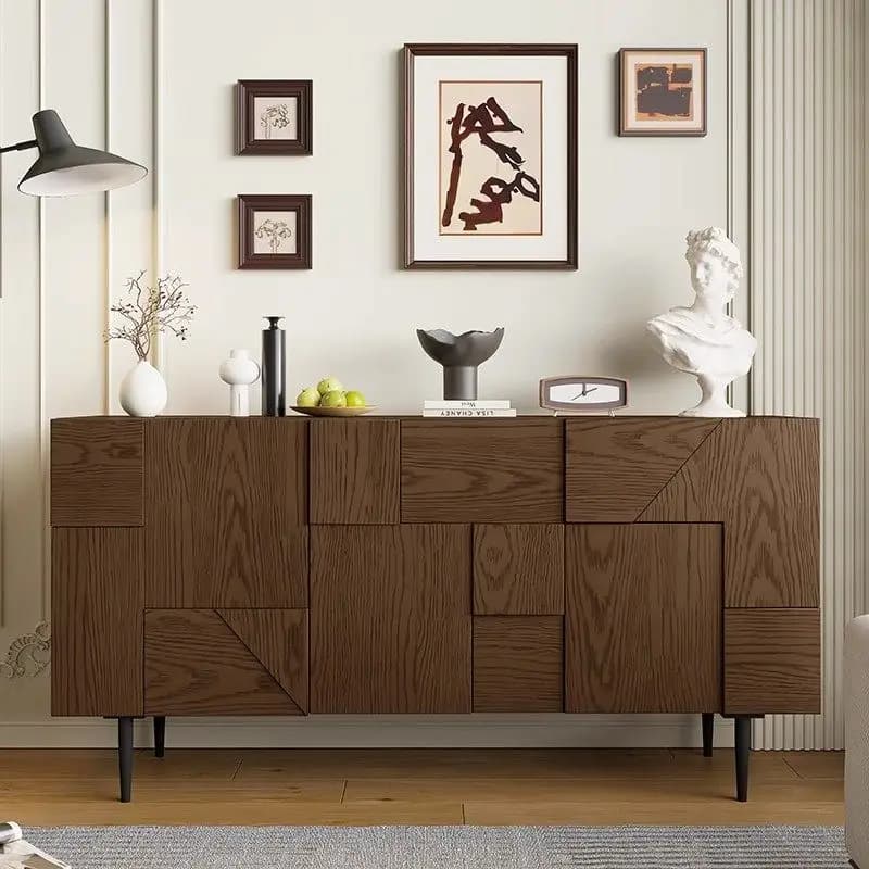 Rustic Classic Living Room Cabinets Retro Wooden Japanese Narrow Living Room Cabinets Storage Meuble Rangement Furniture Home