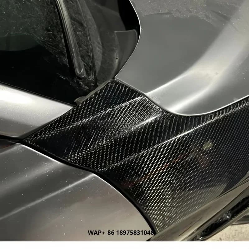 For Mustang TF Style Carbon Fiber Mudguard Body Kit Bonnet