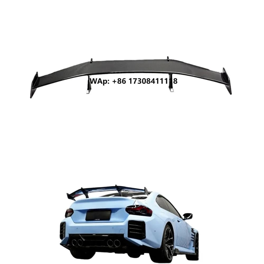 For Modified AD Style Dry Carbon Fiber Rear Spoiler Wing Luggage Spoiler Wing Suitable for M2 (G87)