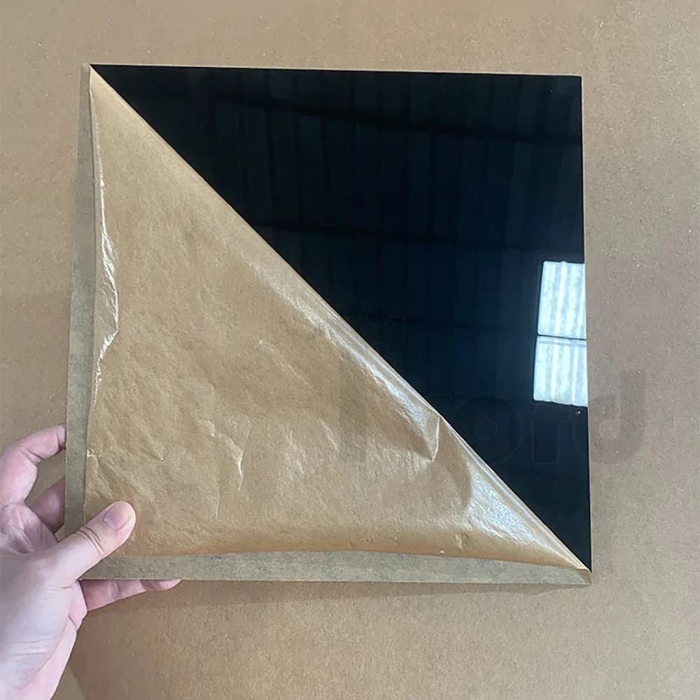 1Pc Black Acrylic Block Acrylic Plate Thick 2mm-20mm Acrylic Sheet Panel Perspex Plastic Plate DIY Model Craft