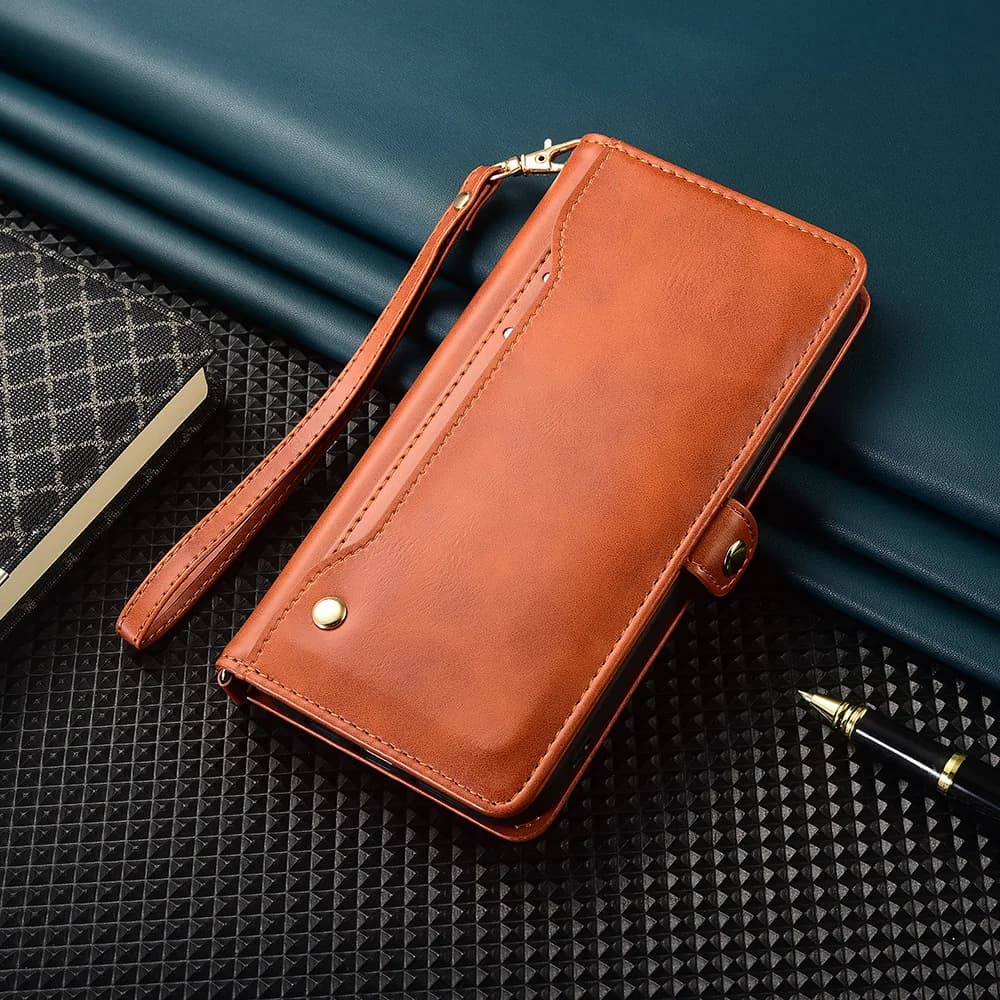Flip Cover for Honor 600 400 300 200 100 90 60 70 80 90/Magic3 4 5 6 7 8 Pro/X6d X8d X7d X9D with Wallet Card Slots and Mirror