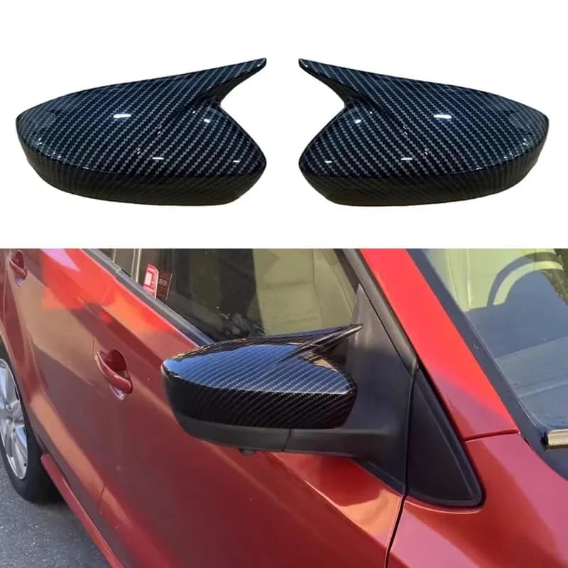 Suitable for 11-13 Volkswagen polo rearview mirror housing horn rearview mirror cover paste car exterior decoration