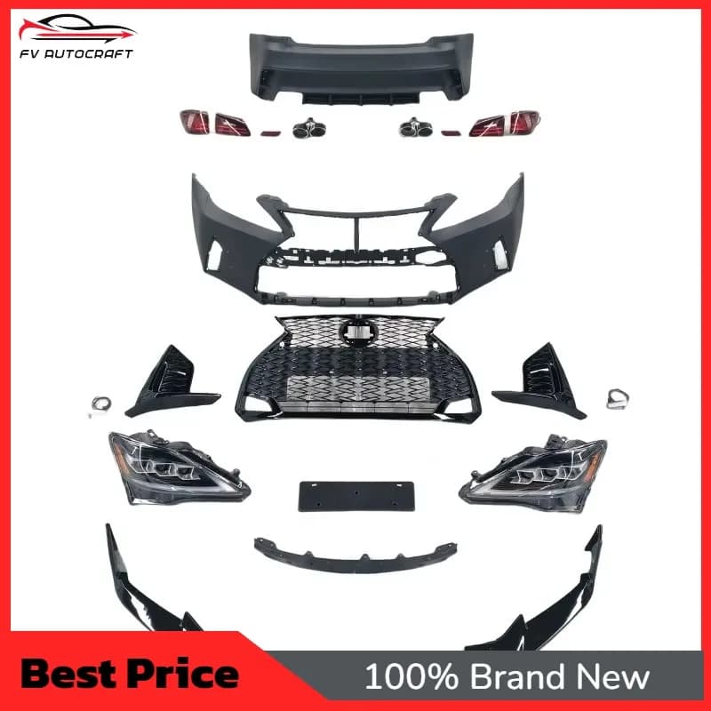【2026】Modification Auto Parts Bodykit For Lexus IS250 IS300 2006-2012 Front Bumper Assembly Grille Headlight Plastic G26-5 Upgra