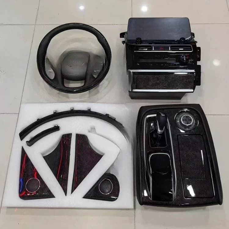Suitable for 11-22 Nissan Tule old and new interior central control navigation armrest gear panel Y62Patrol