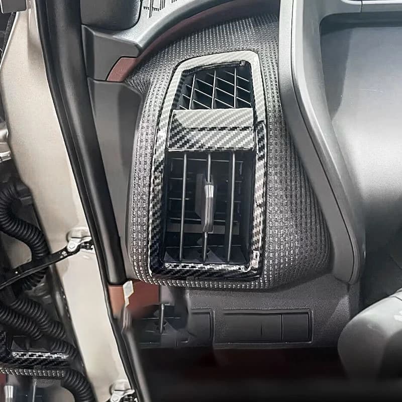 For Toyota BZ4X Front Side Air Vent Decoration Sticker Air Vent Frame Interior Modification Accessories