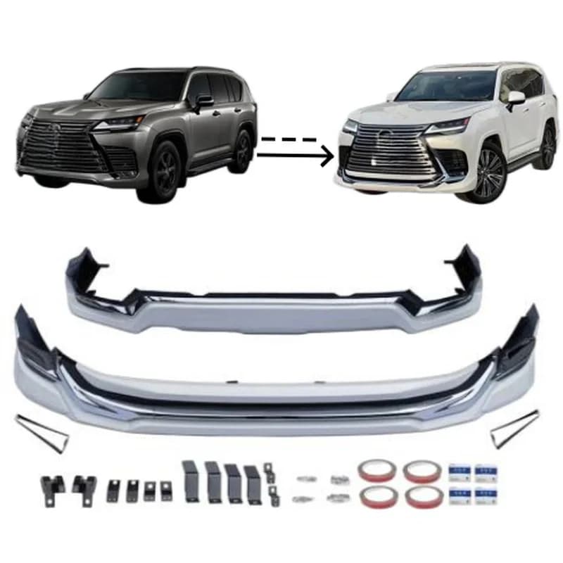 High Quality Luxury Modell Style Front Rear Bumper Spoiler Body Kit Upgrade For LX600 2022‑2024