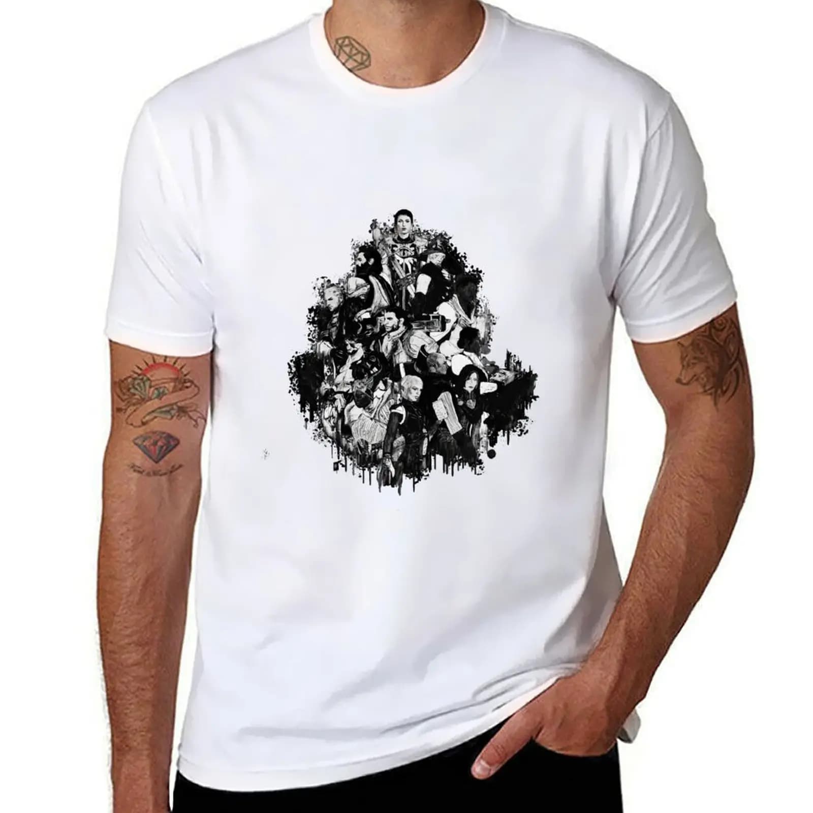 Dragon Age: Inquisition T-Shirt man t shirt cotton high quality man t shirts for men T-Shirt