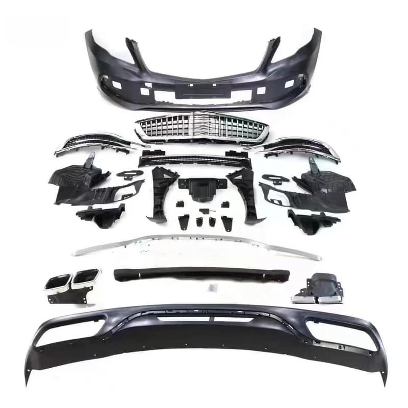 High Quality Style Body Kit With Bumper Grille For R Class W251 2006+ Exterior Upgrade Tuning Parts