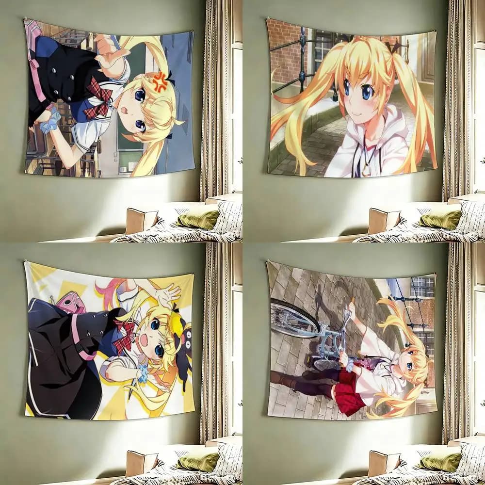 Matsushima Michiru Grisaia no Kajitsu  flag Best Price Decoration Outdoor Picnic Party Art Hanging