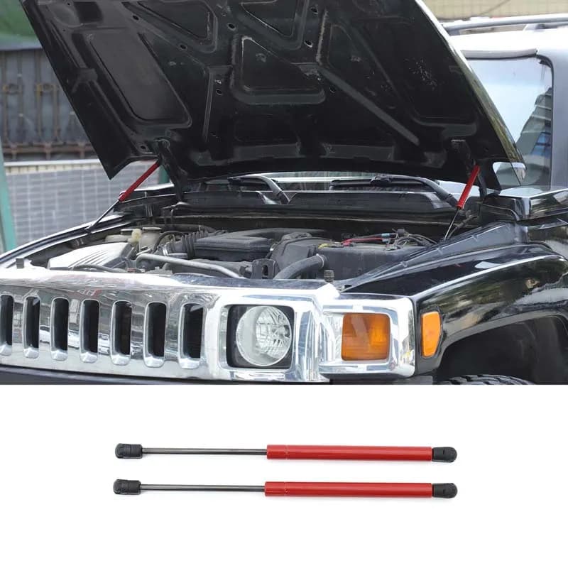 Front Bonnet Gas Struts Hood Lift Supports Shock Rod Arms Gas Struts Shocks Props Rod For Hummer H3 GMT345 2006-2010 Accessories