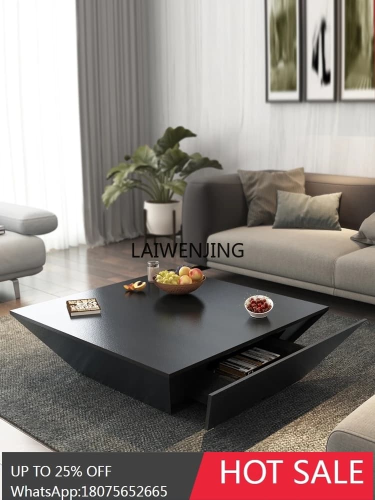 SGF beveled coffee table TV cabinet simple square tea table