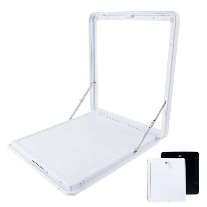 RV Foldable Picnic Table 400*450mm Campervan Outside Table External Folding Dining Table Suit Campervan Exterior Wall Mounted
