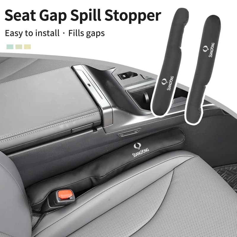Car Seat Gap Filler Side Seam Plug Strip Leak-proof Filling Strip Accessories For SsangYong Actyon Korando Rexton Kyron Rodius