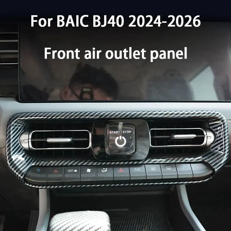 For BAIC Beijing BJ40 2024 2025 2026 Air Conditioning Switch Panel Central Control Air Outlet Interior Accessories