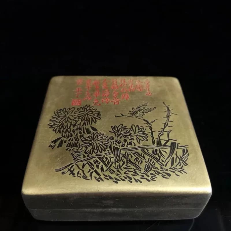 and miscellaneous collectibles, , brass, old ink boxes, antique copperware, stationery, cultural items, home d