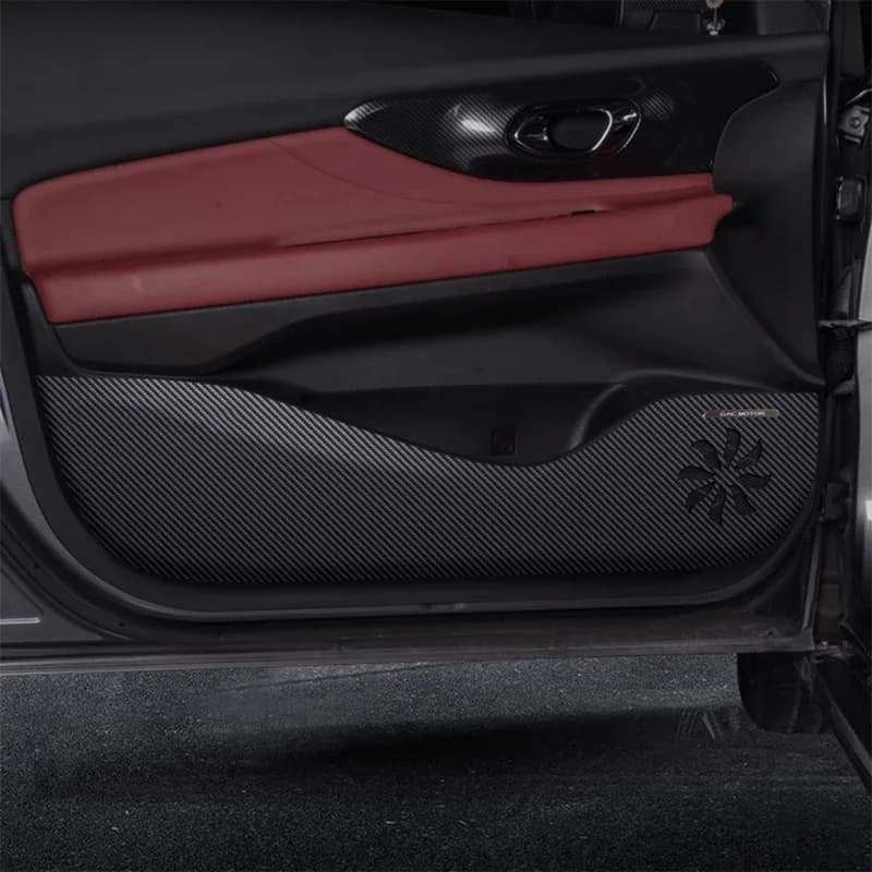 For Trumpchi GAC EMPOW Dodge Attitude 2023-2026 PU Leather Car Door Anti Kick Pad Protection Stickers Cover Protector Trim Film