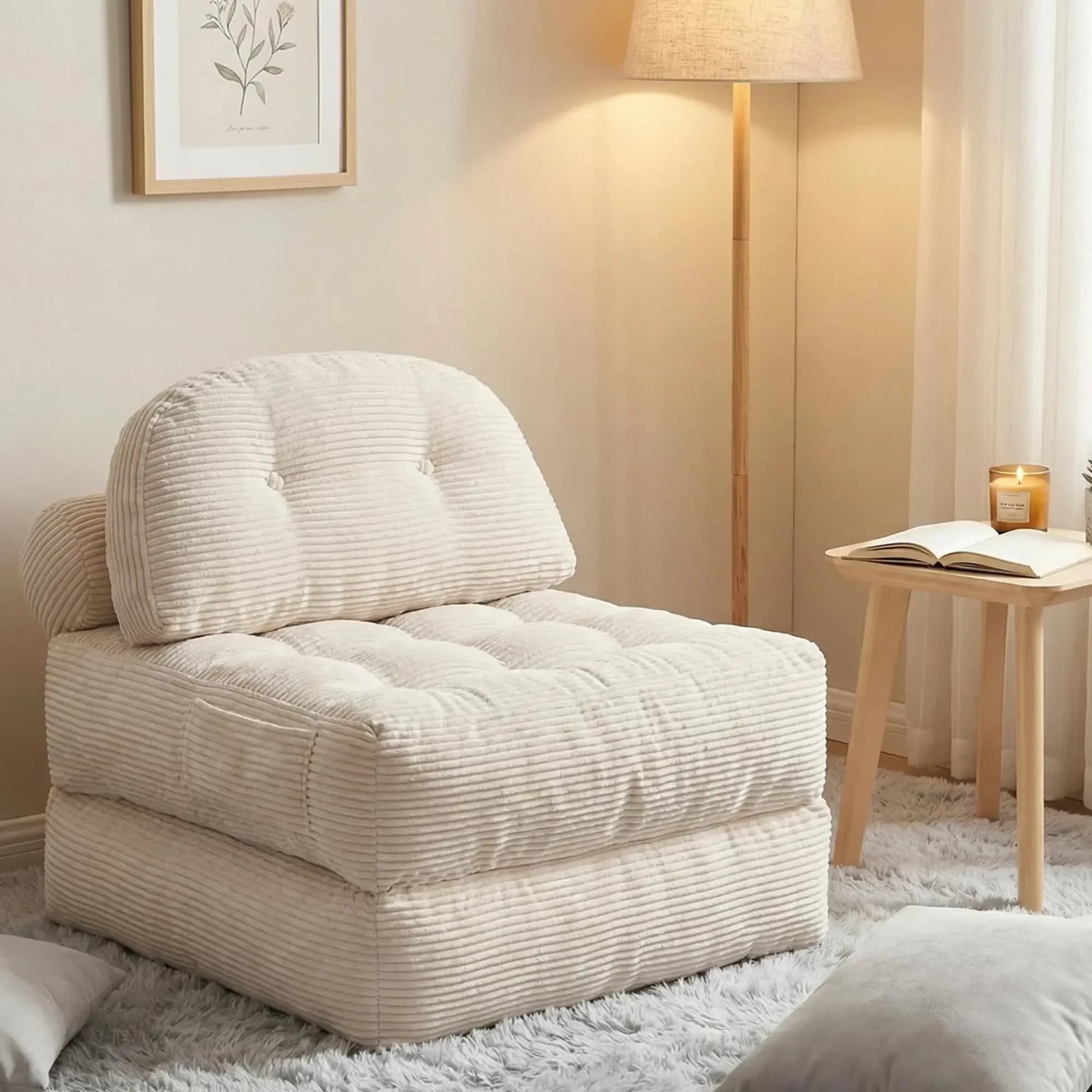 Functional Flexible Refined Sleek Bean Bag Sofas Reliable Durable Plush Elegant Creative Bean Bag Sofas Poltrona Sacco Furniture