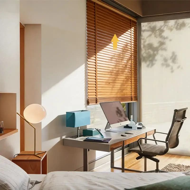Solid Hardwood Blinds. Rich stain colors, smooth finish. Insulating & durable. Elevate any room with timeless style. Limited off
