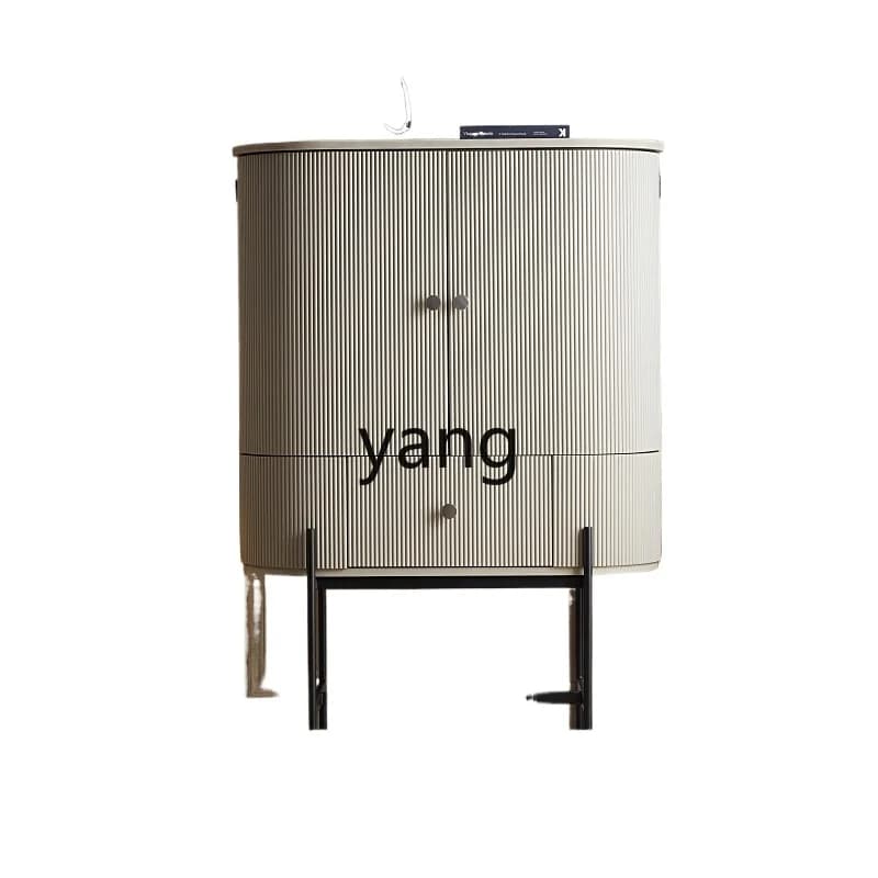 LHH retro old antique cement paint wine cabinet wabi sabi wind display cabinet