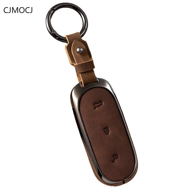 Premium Zinc Alloy Key Cover Case for Li Auto L8 / L6 / L7 / L9 / I6 / I8 Pro / Max (2024) - Protective Key Fob Shell Keychain
