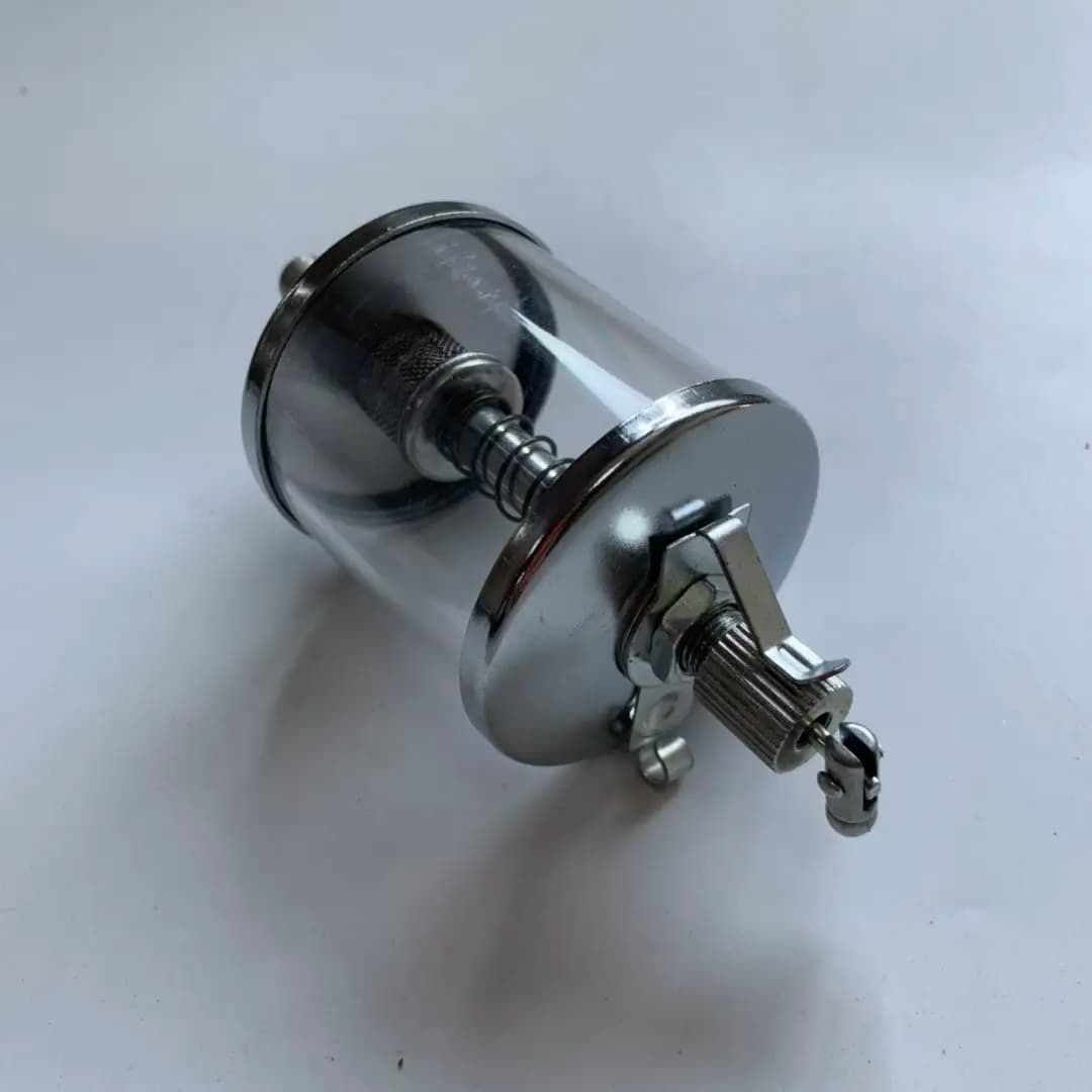 1Pc M8 M10 M14 M16 Male Thread Needle Valve Filling Oil Cup Sight Gravity Drip Feed Oilers  Lubricator For Machine Engine